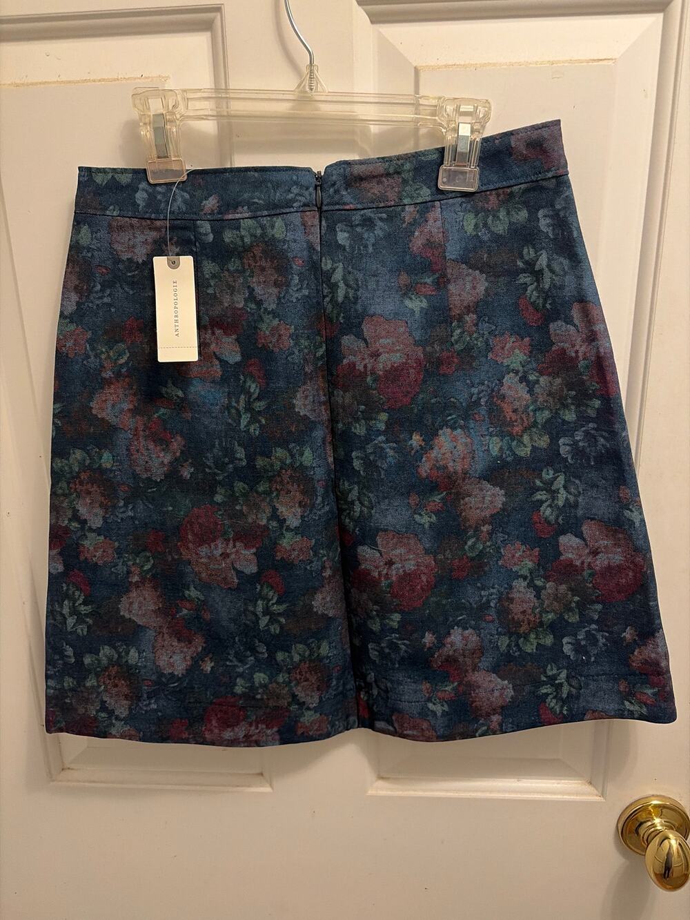 Anthropologie ERIN by Erin Fetherston Floral Tapestry Mini Skirt Size 4 NWT